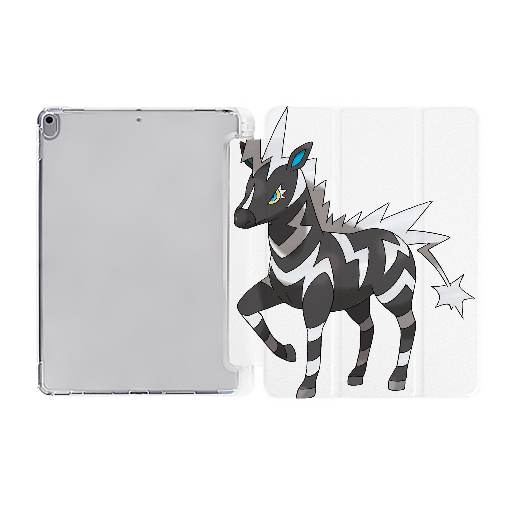 （画像用） ポケットモンスター Pokémon IPad ケース ペン収納付き 三つ折りスタンド PUレザー×シリコン 対応機種9.5/10.5/10.9インチ